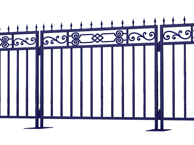 硬隔離護(hù)欄（藍(lán)色中國結(jié)）